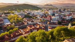 Finde Zugtickets nach Ljubljana