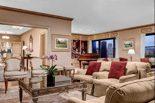 Park Lane Hotel - New York City - Wohnzimmer