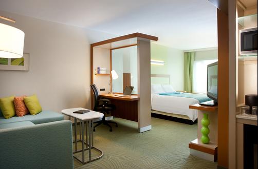 SpringHill Suites by Marriott Las Vegas Convention Center - Las Vegas - Schlafzimmer