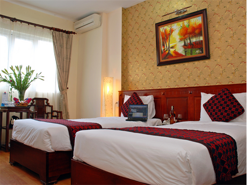 Hanoi Capital Hotel - Hanoi - Schlafzimmer