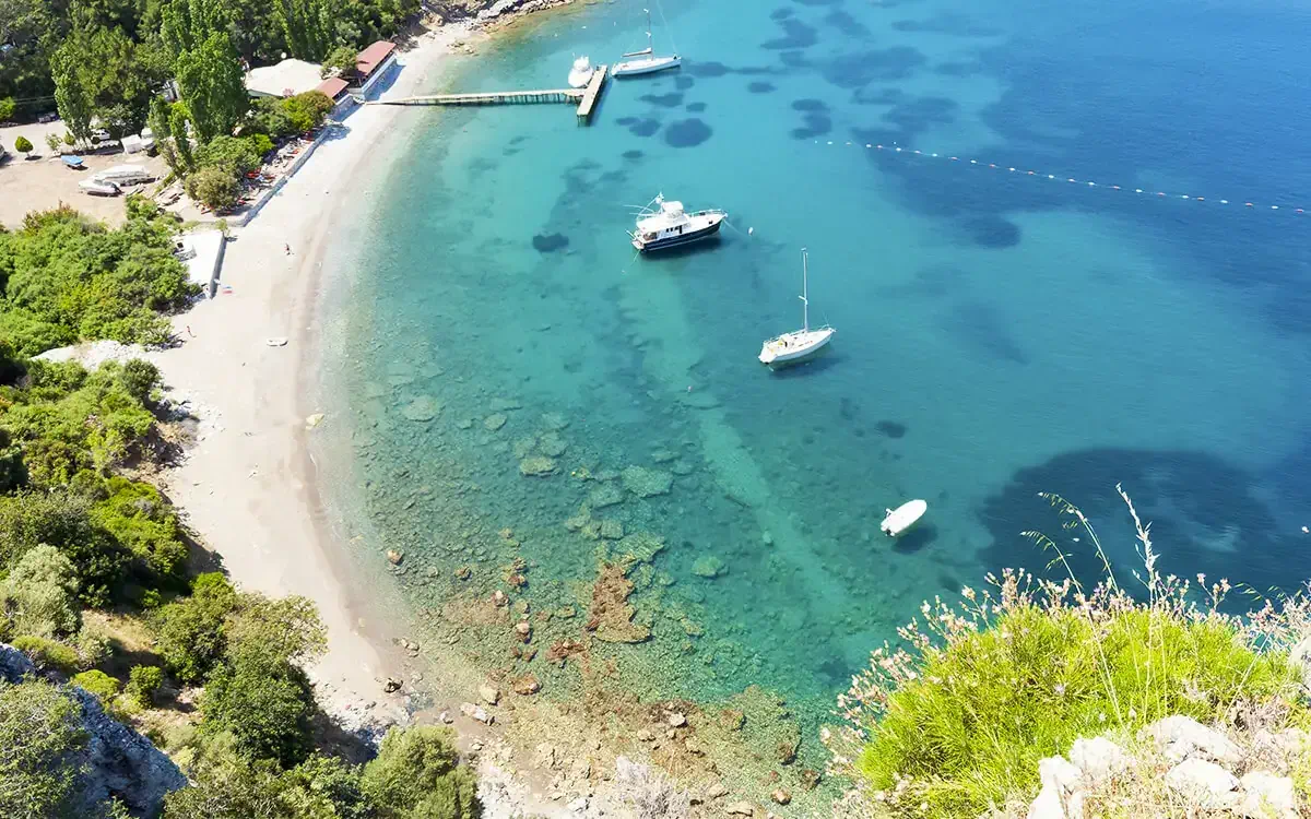 Boote in der Bucht von Marmaris