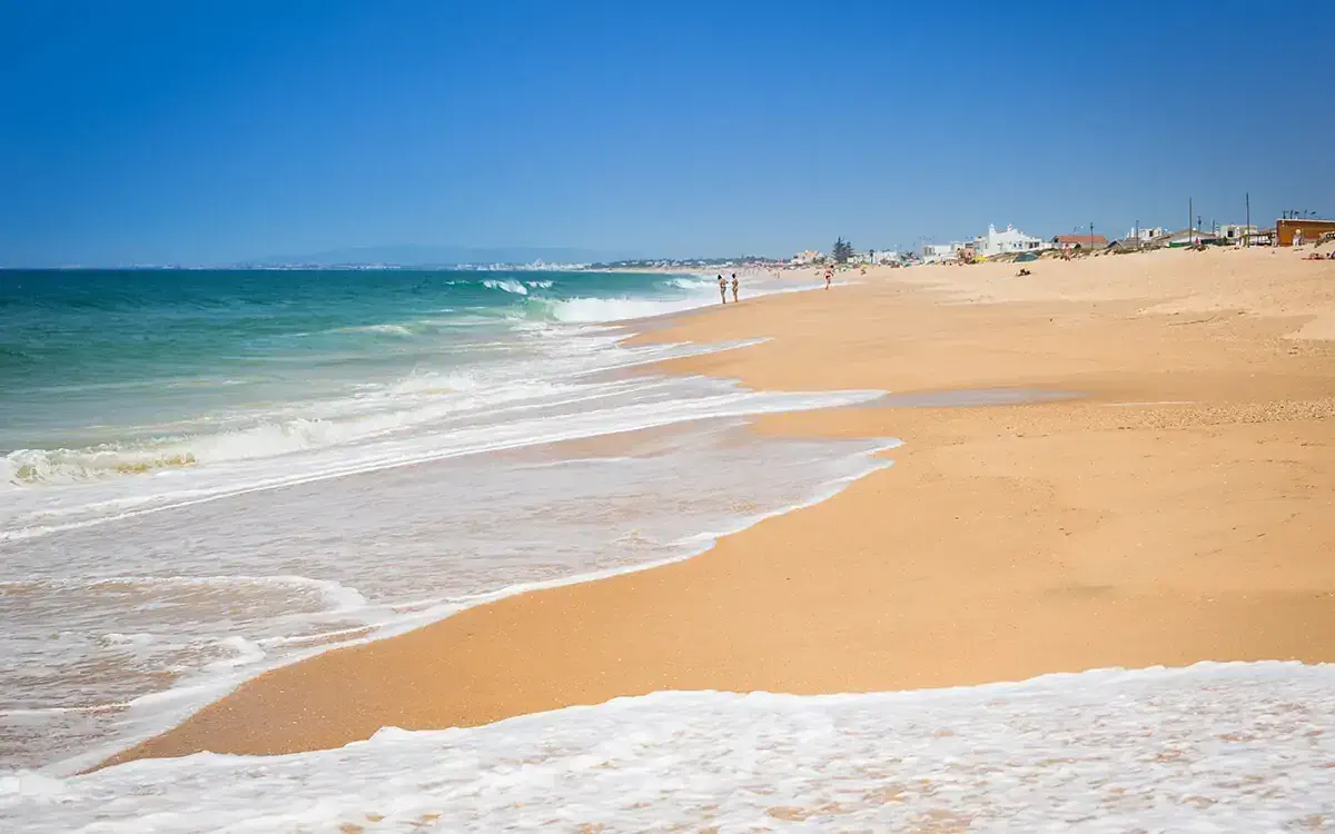 Strand bei Faro, Portugal