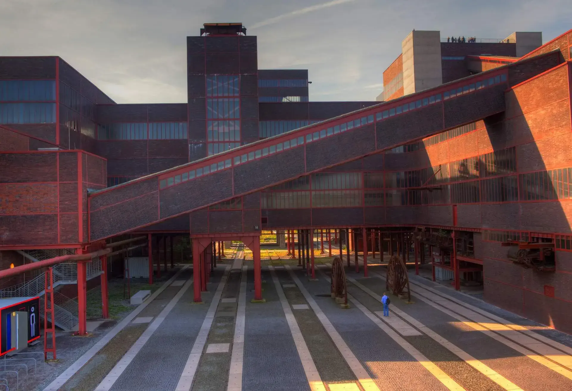 UNESCO world cultural heritage and landmark of ESSEN: Coal Mine Zollverein. High dynamic range (HDR).
