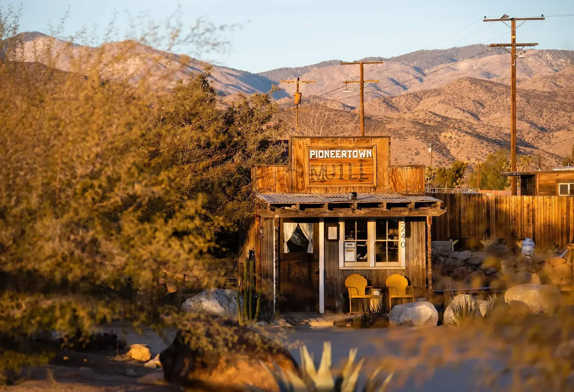 A photo of Pioneertown Motel.