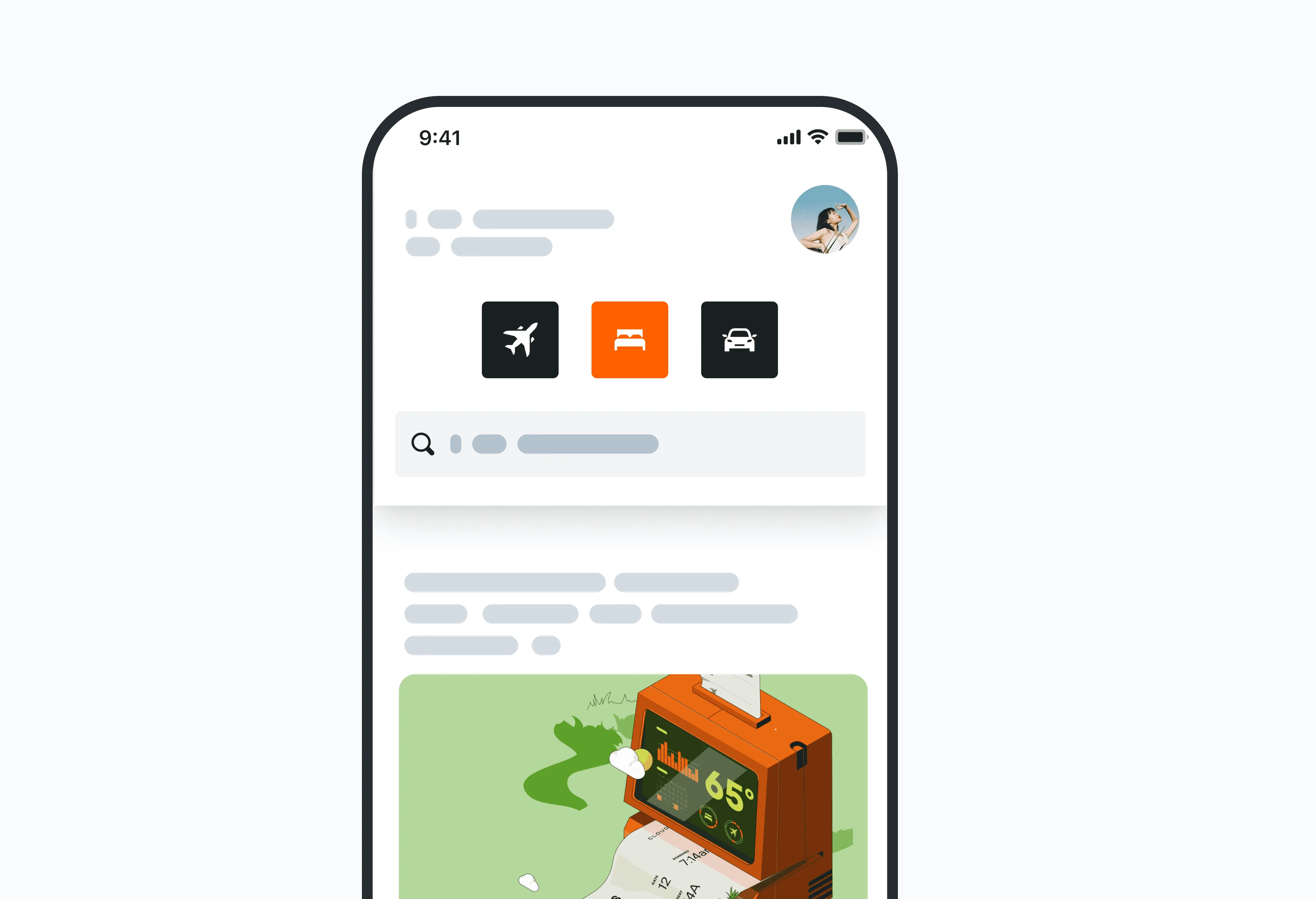 KAYAK app zum Hotels buchen