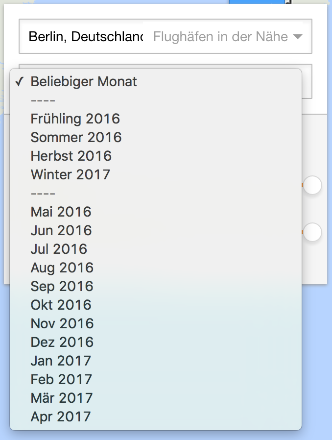 Wann möchtest du günstig fliegen? Auswählen und finden