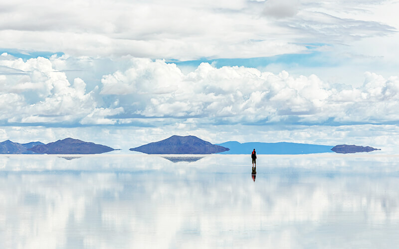 Salzsee Bolivien