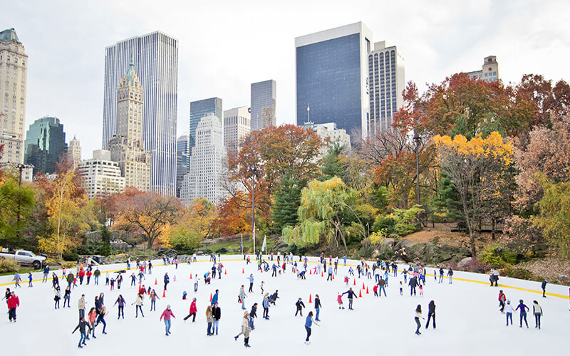 Schlittschuh laufen im Central Park