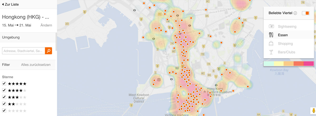 Hongkong Heatmap Foodies