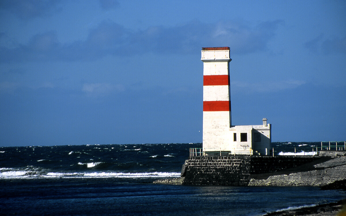 Reykjavik Gardur Leuchtturm