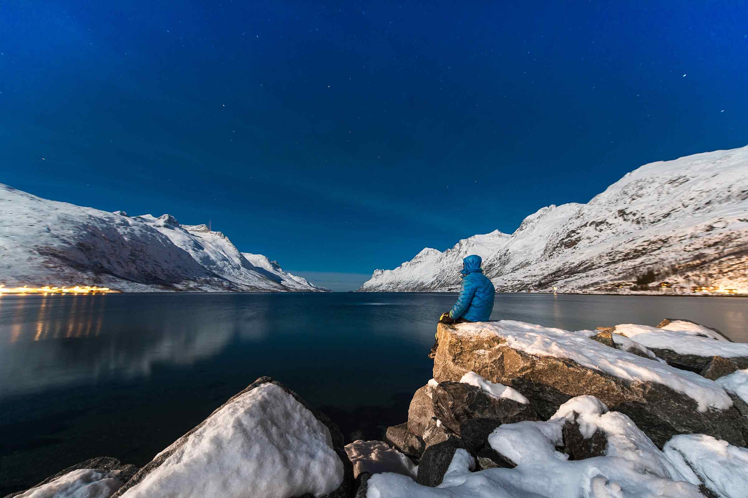 Tromso Norwegen Polarlicht