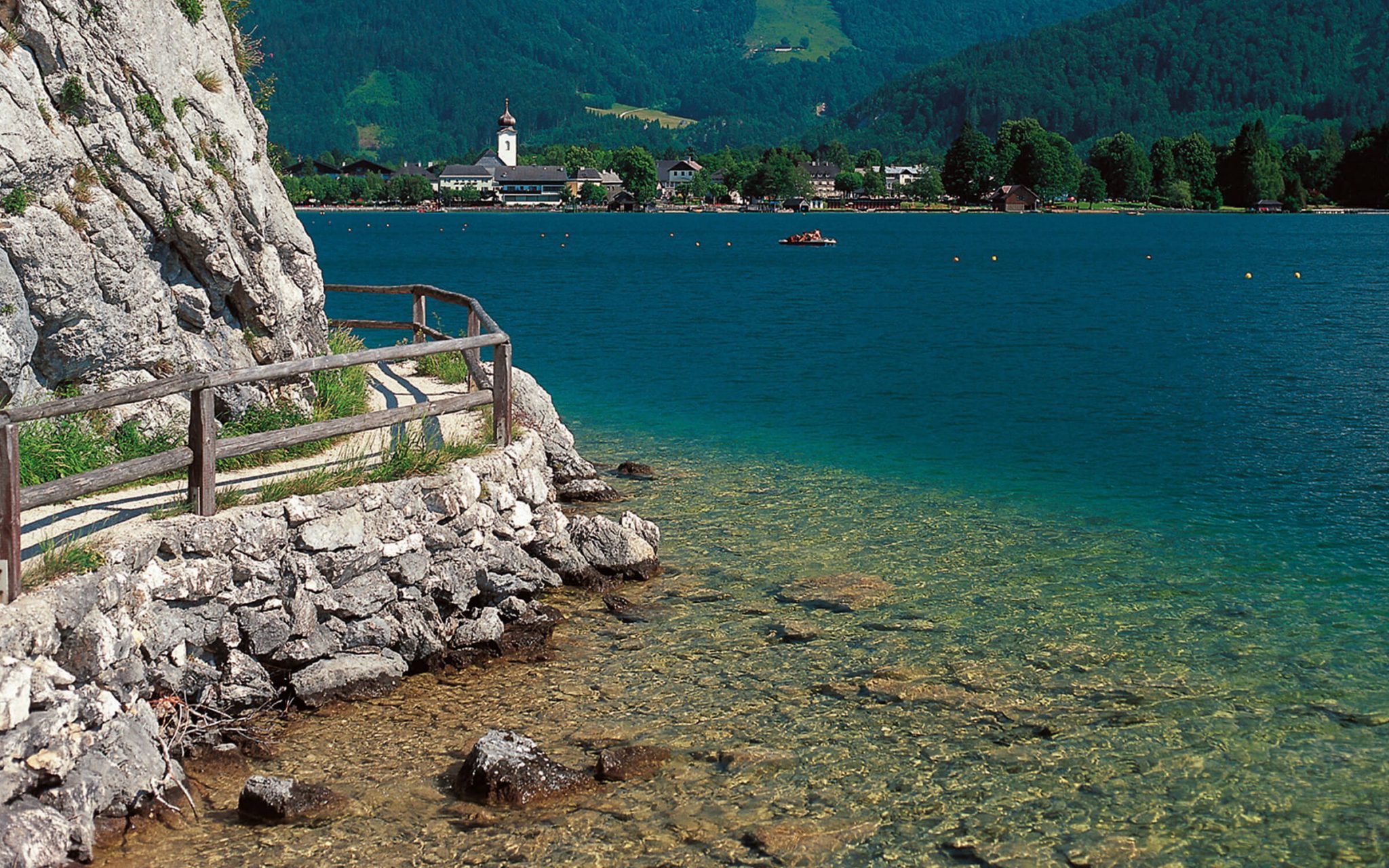 Wandern Wolfgangsee Österreich