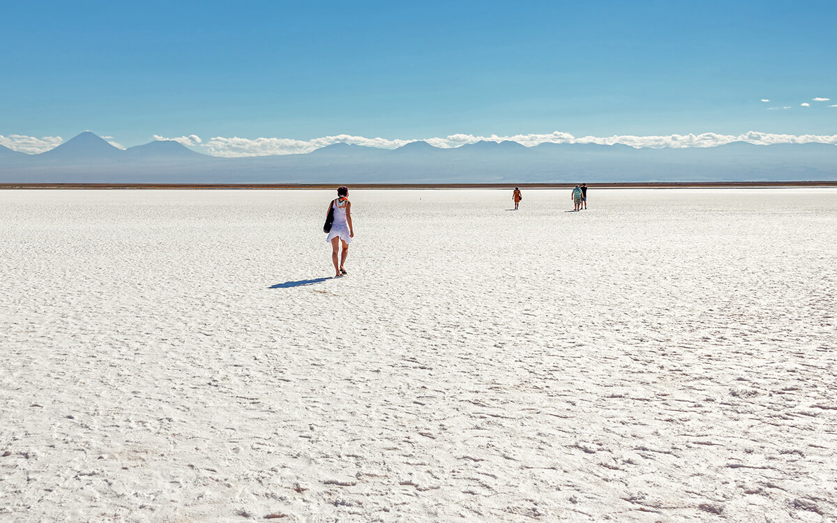 Salzsee Atacamawüste
