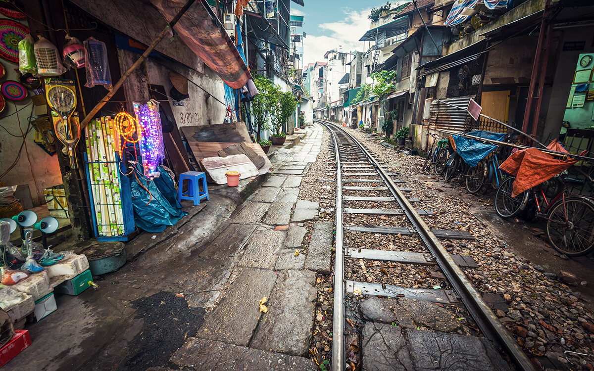 Straße Hanoi