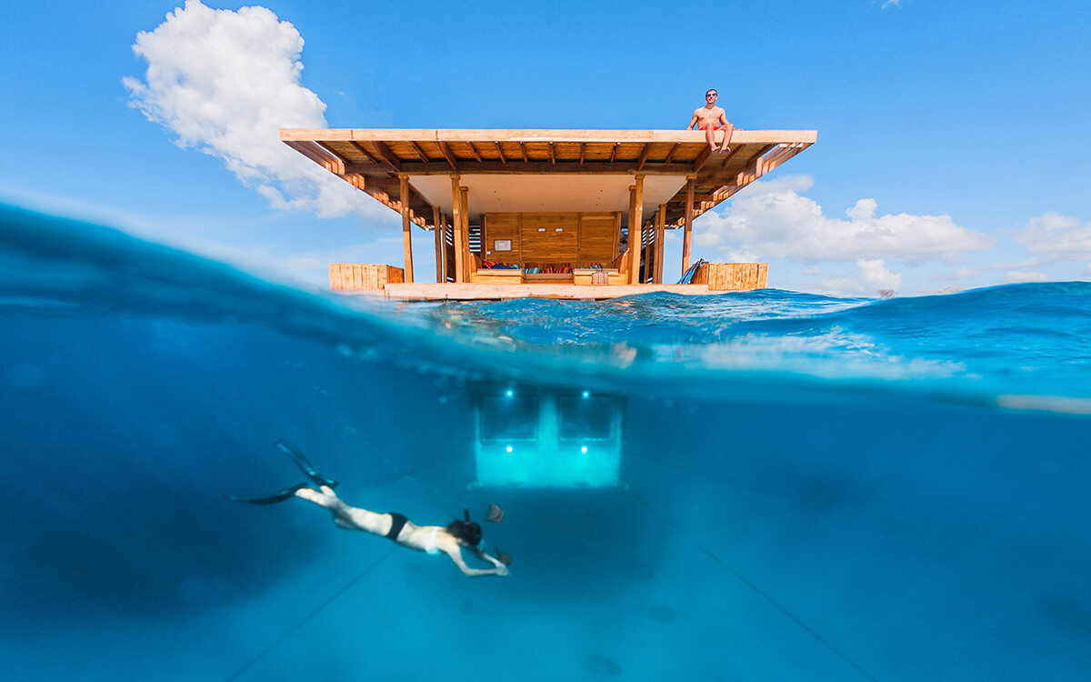 The Underwater Room auf Pemba Island