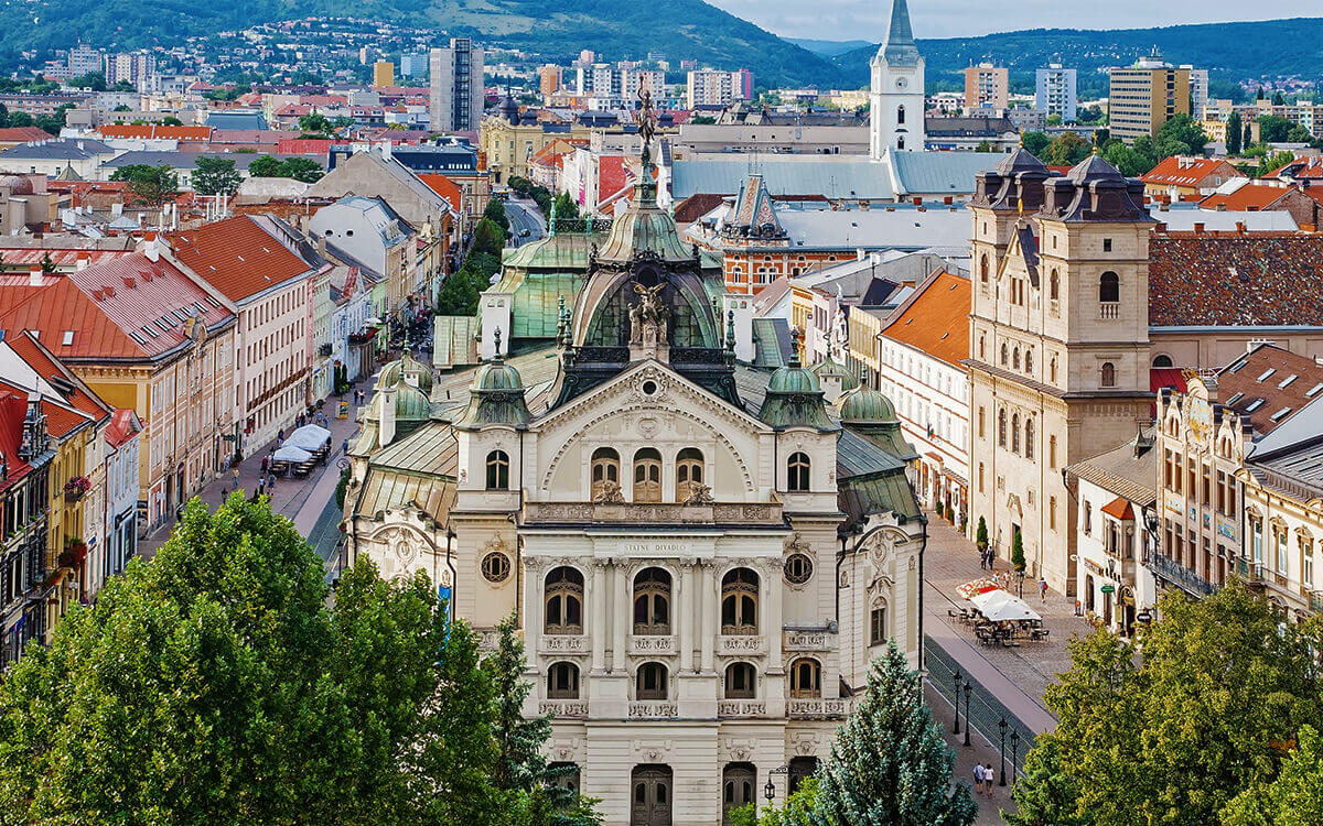 Die pittoreske Altstadt von Košice in der Slowakei ist für Städtereisende ein Trendreiseziel
