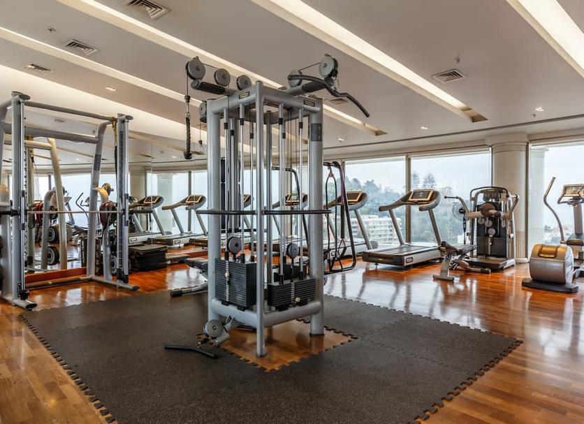 Fitnessbereich Foto