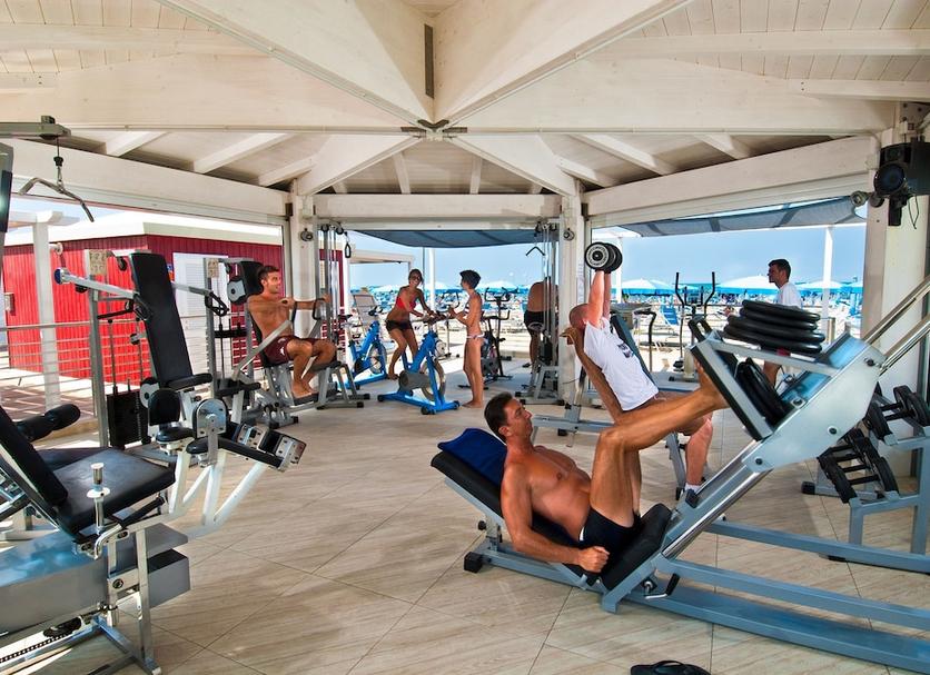 Fitnessbereich Foto