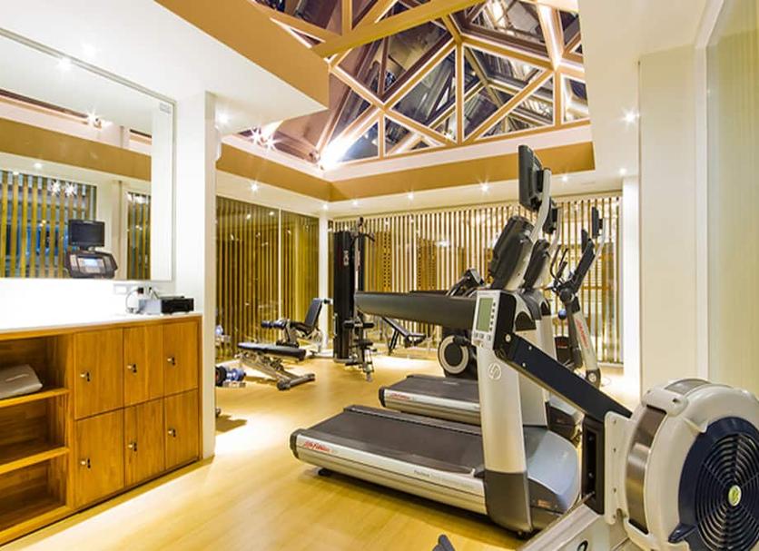 Fitnessbereich Foto