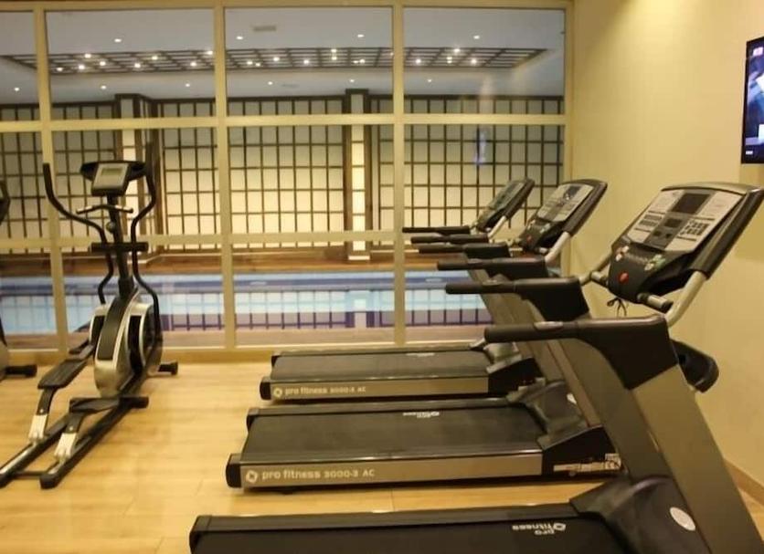 Fitnessbereich Foto