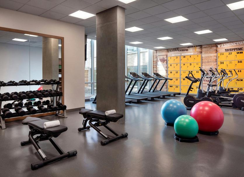 Fitnessbereich Foto