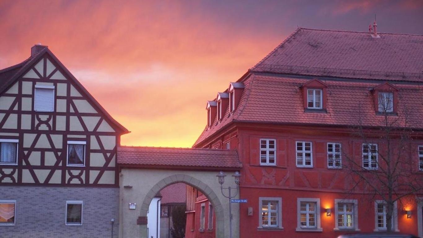 Rotes Ross Marktbergel