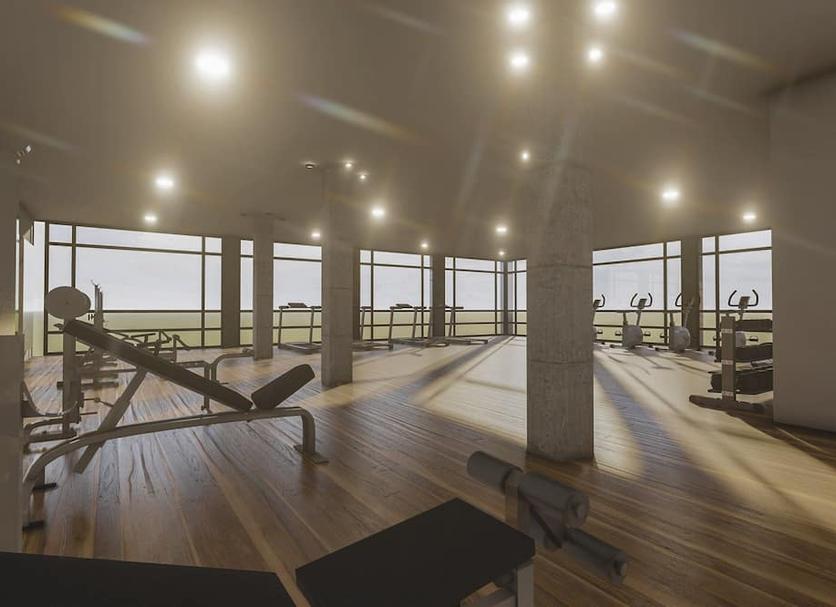 Fitnessbereich Foto