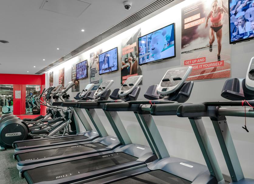 Fitnessbereich Foto