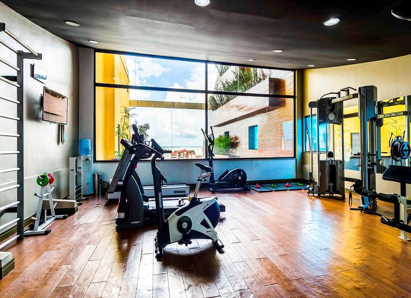 Fitnessbereich Foto