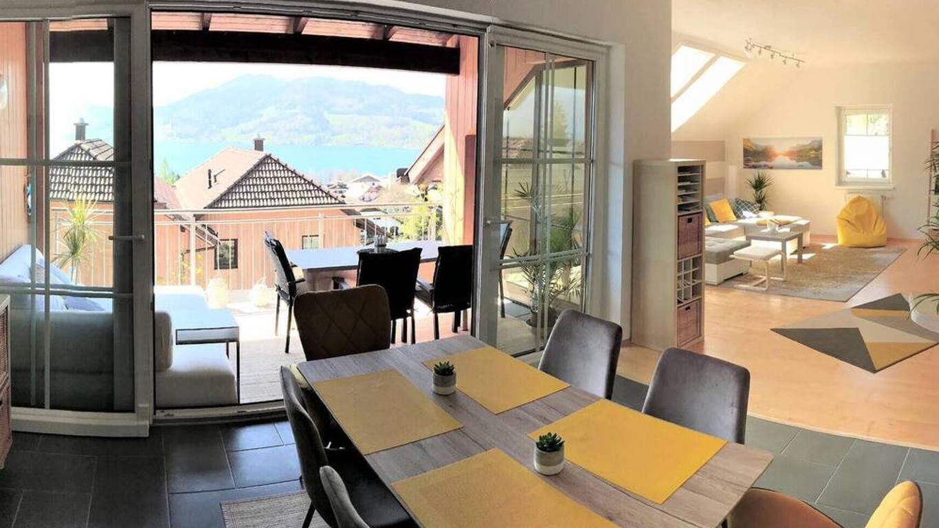 FeWo Atterseeperle - 80m2 mit See- und Gebirgsblick