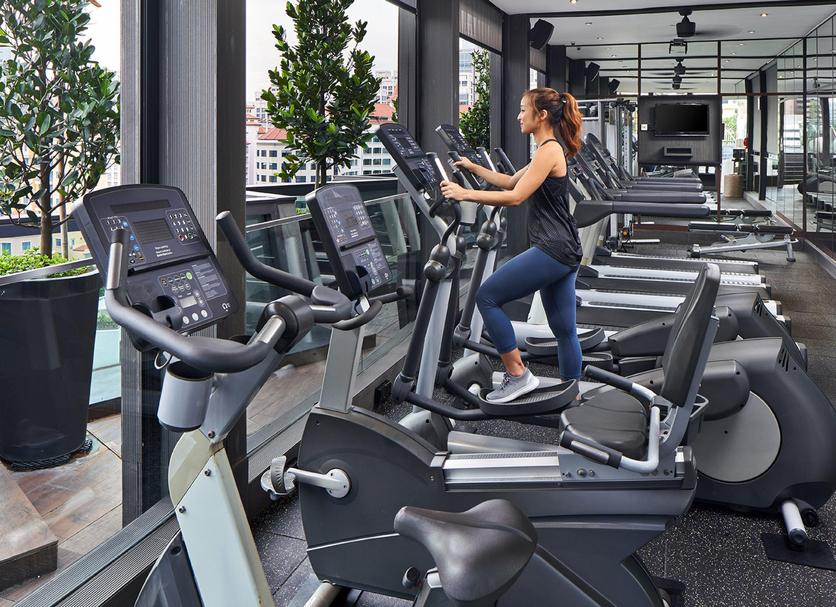 Fitnessbereich Foto
