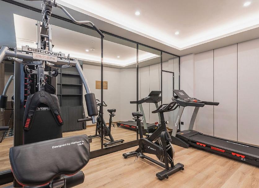 Fitnessbereich Foto