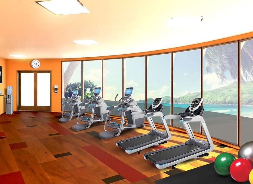 Fitnessbereich Foto