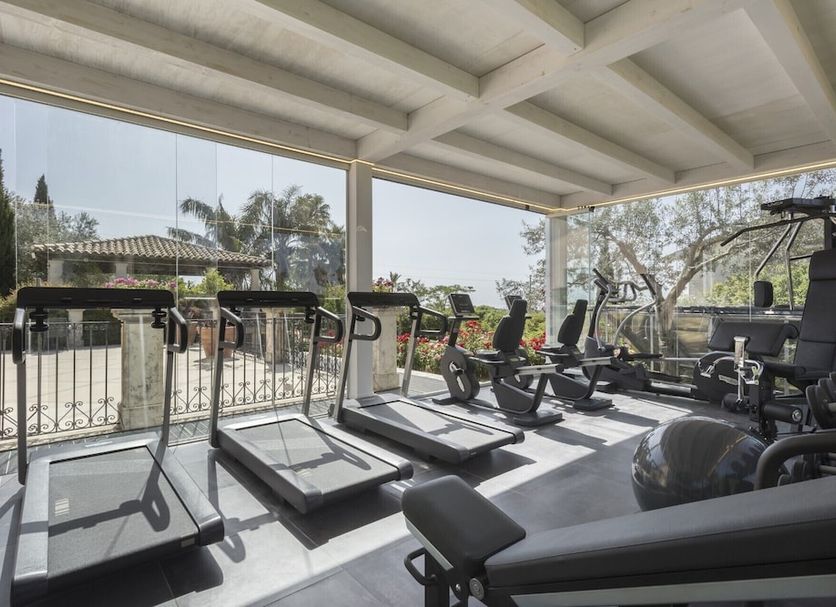 Fitnessbereich Foto