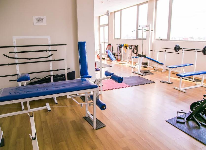 Fitnessbereich Foto
