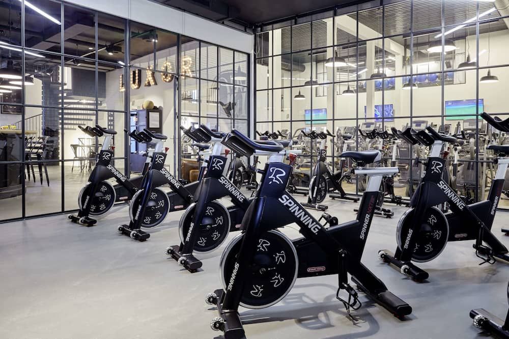 Fitnessbereich Foto