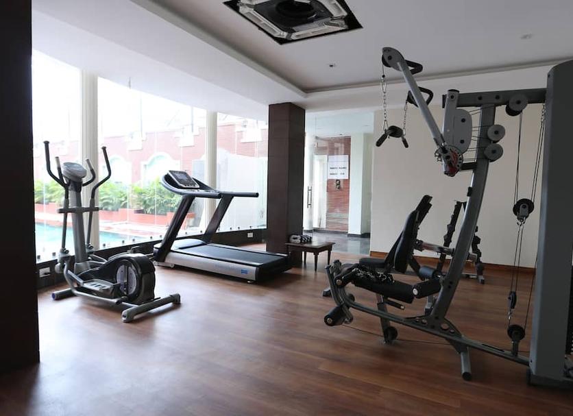 Fitnessbereich Foto