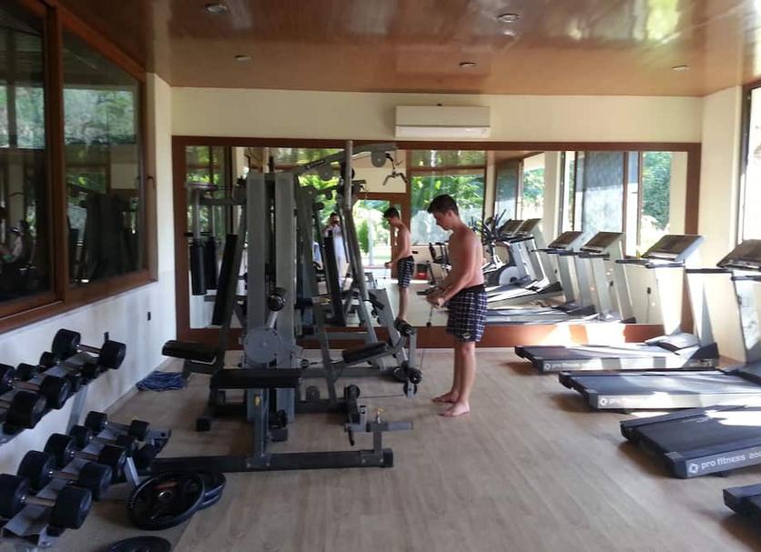 Fitnessbereich Foto
