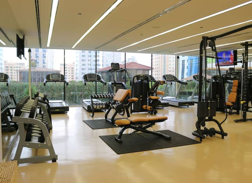 Fitnessbereich Foto