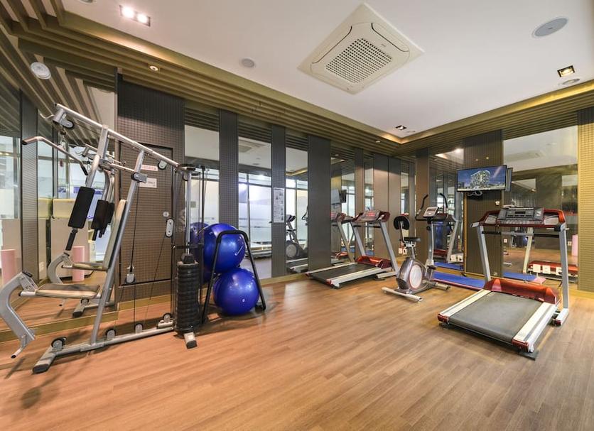 Fitnessbereich Foto