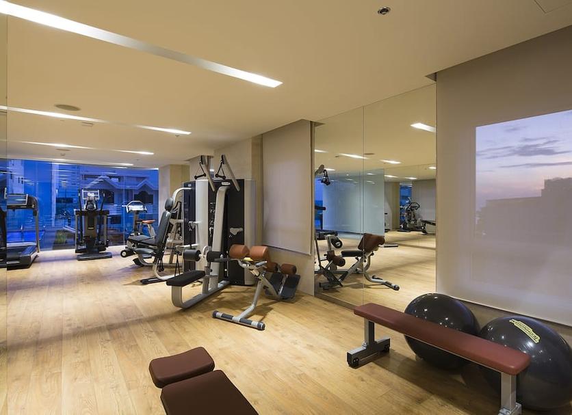 Fitnessbereich Foto