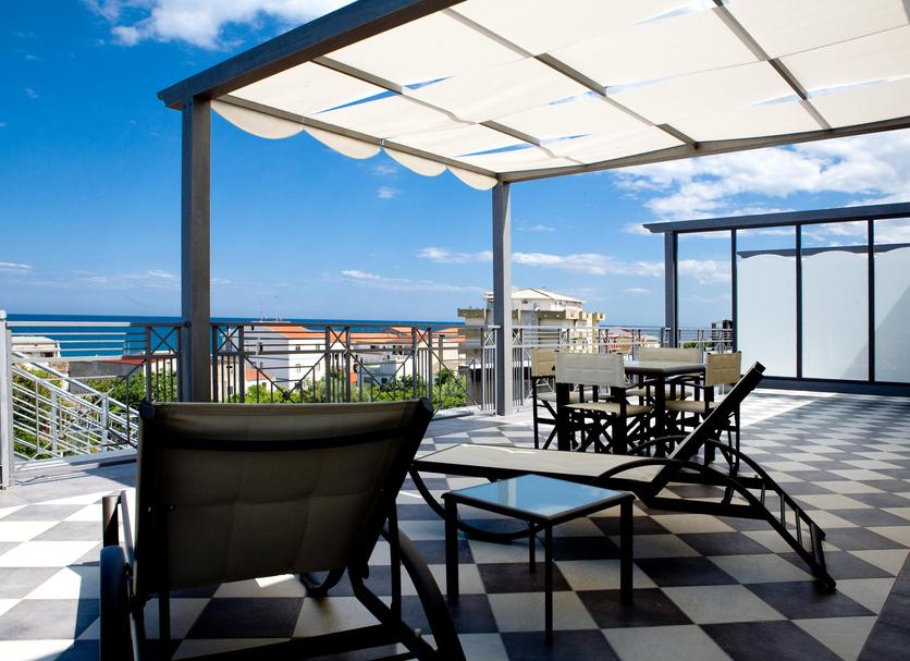 Dachterrasse Foto