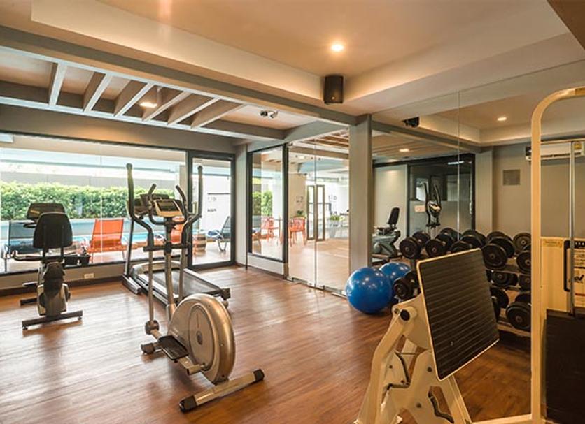 Fitnessbereich Foto